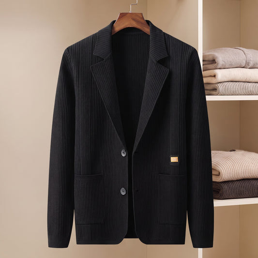 NOTCH LAPEL CARDIGAN