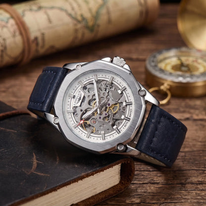 OPEN GEAR MECHANICAL WATCH