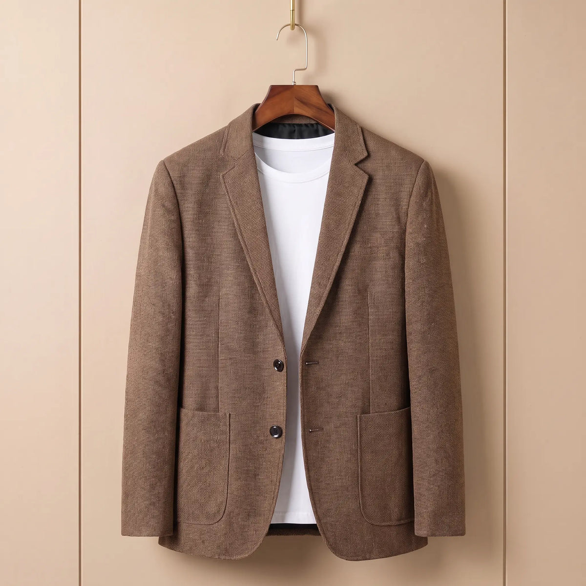 Patch Pocket Blazer in Brown