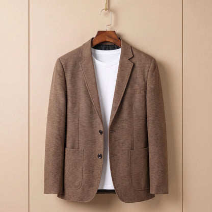 Patch Pocket Blazer in Brown