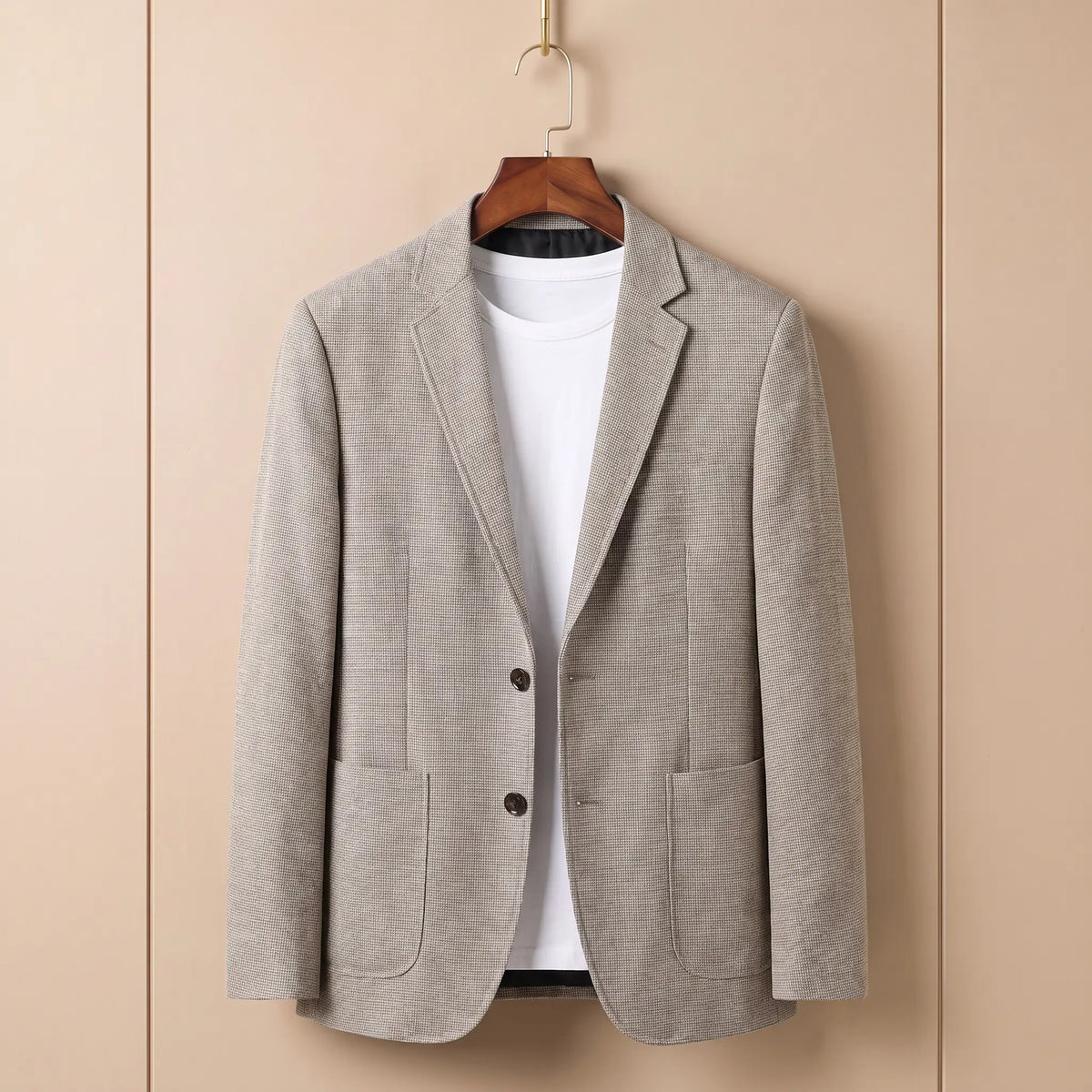 Patch Pocket Blazer in Khaki
