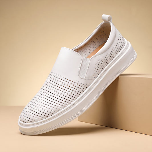 PERFORATED SUMMER LOAFERS