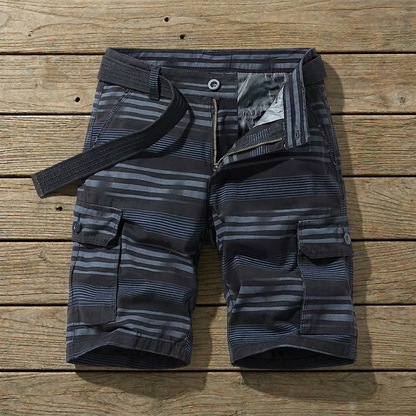 PLAID CARGO SHORTS