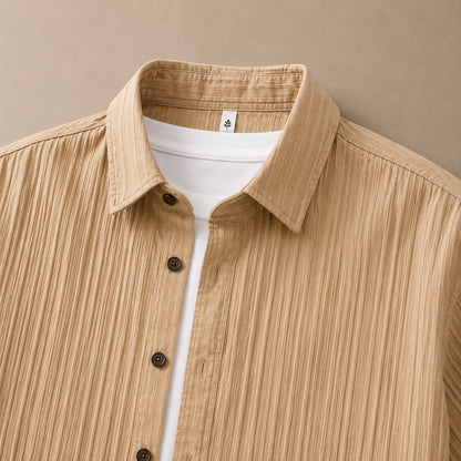 PLEAT LINE CASUAL SHIRT