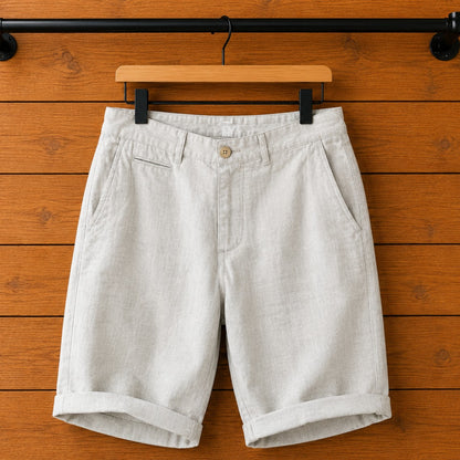 RELAXED LINEN SHORTS