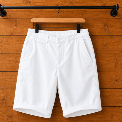 RELAXED LINEN SHORTS