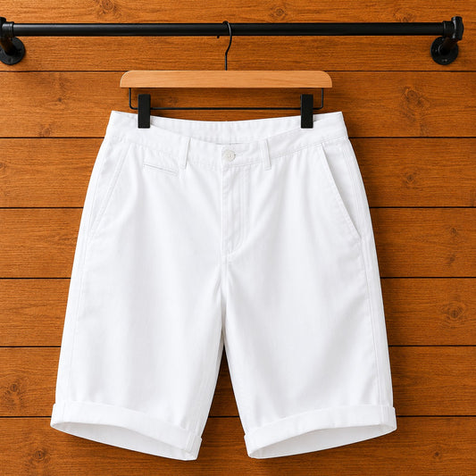 RELAXED LINEN SHORTS
