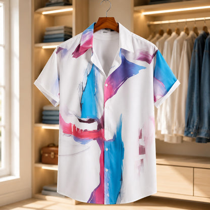 RESORT PRINT BEACH SHIRT