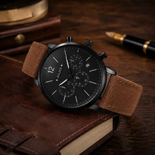 RETRO MULTI-DIAL QUARTZ WATCH