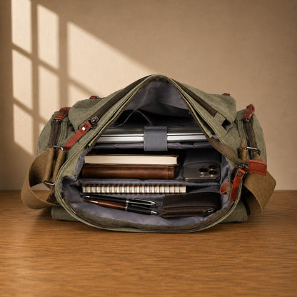RUGGED CANVAS POSTMAN BAGS