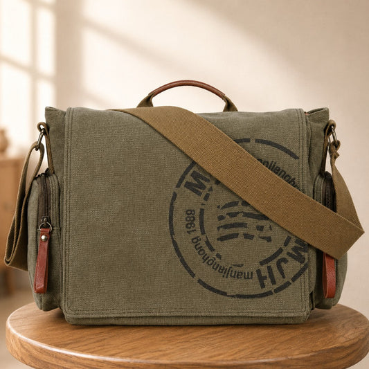RUGGED CANVAS POSTMAN BAGS