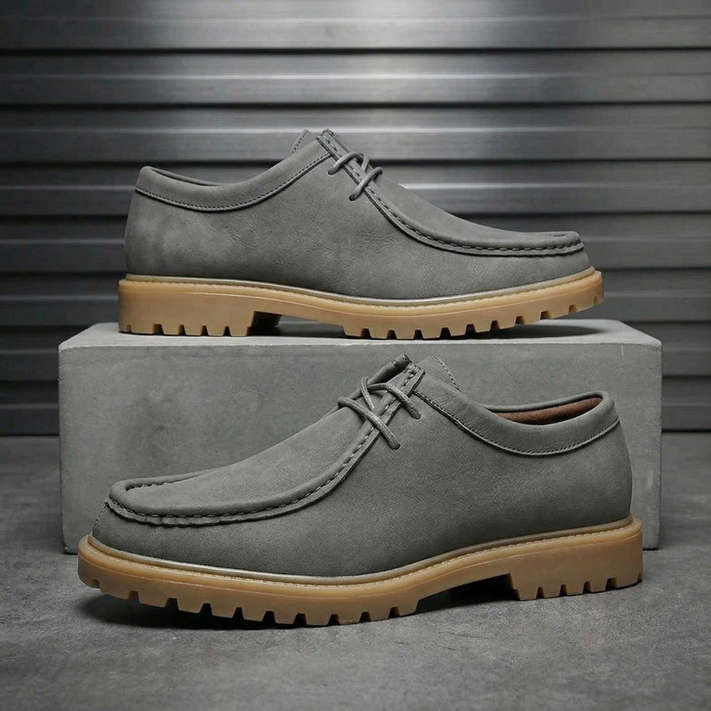RUGGED STEP LACE SHOES