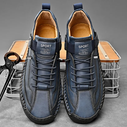 Casual Leather Slip-On Loafers