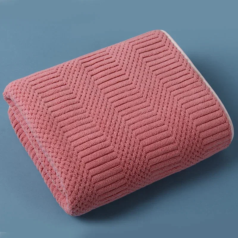 Softline Coral Velvet Bath  Towel