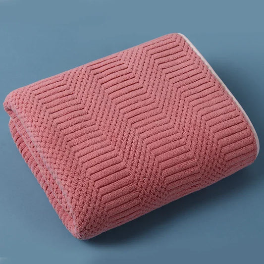 Softline Coral Velvet Bath  Towel