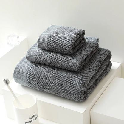 Lunara 3-Piece Cotton Towel Set