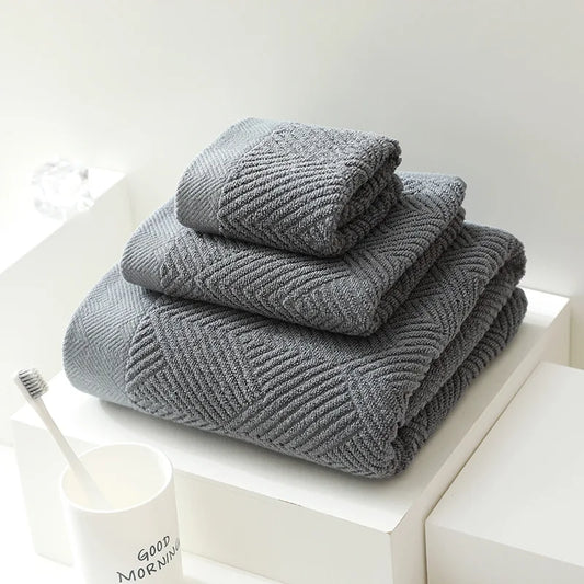 Lunara 3-Piece Cotton Towel Set