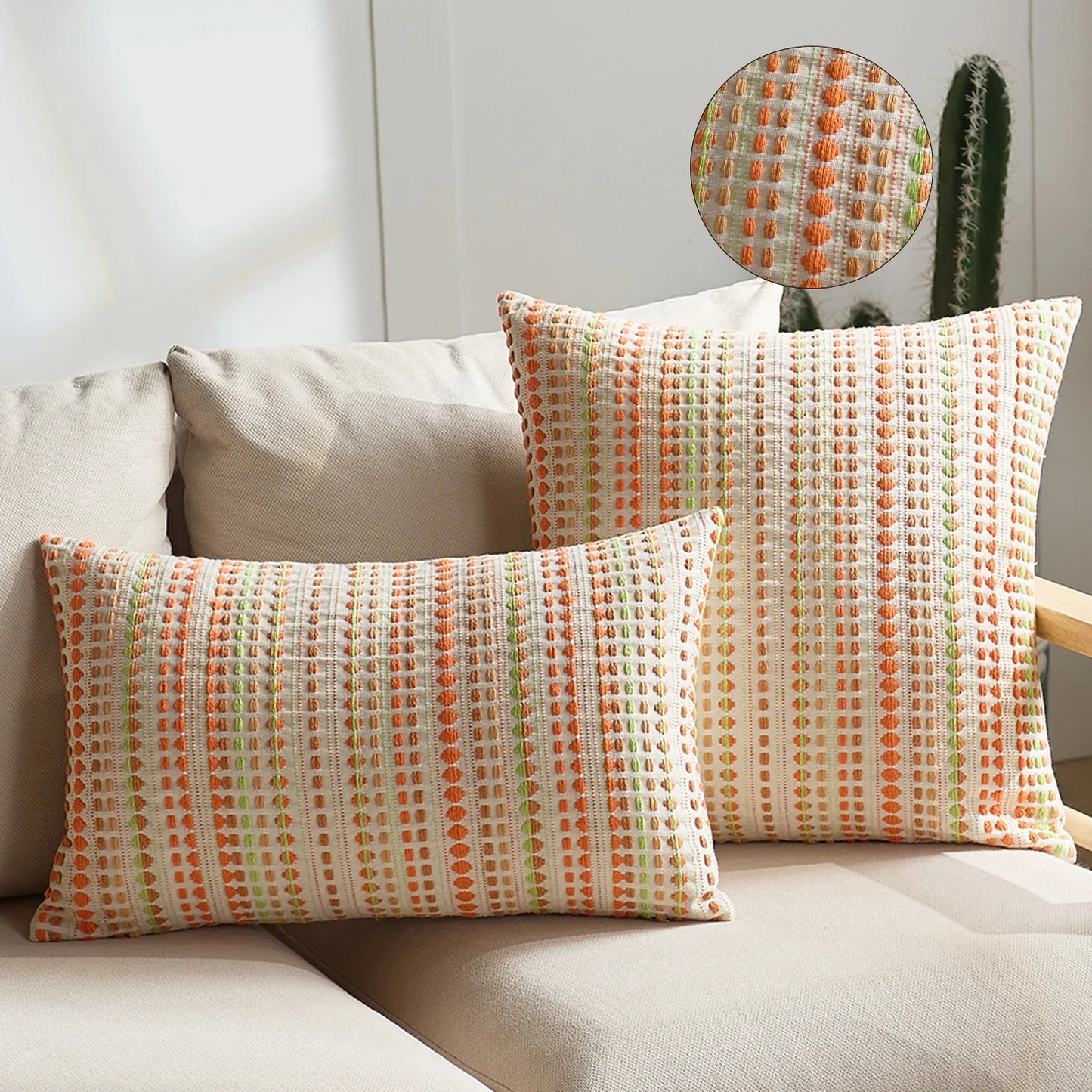 Riviera Stripe Accent Pillow Cover