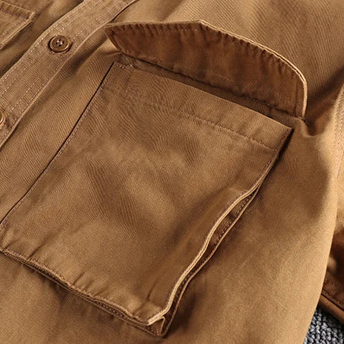 DOUBLE POCKET COTTON SHIRT