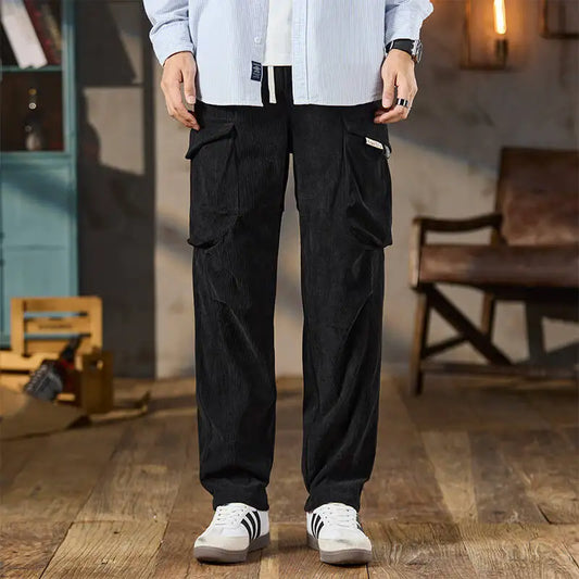 Corduroy Loose Fit Cargo Pants