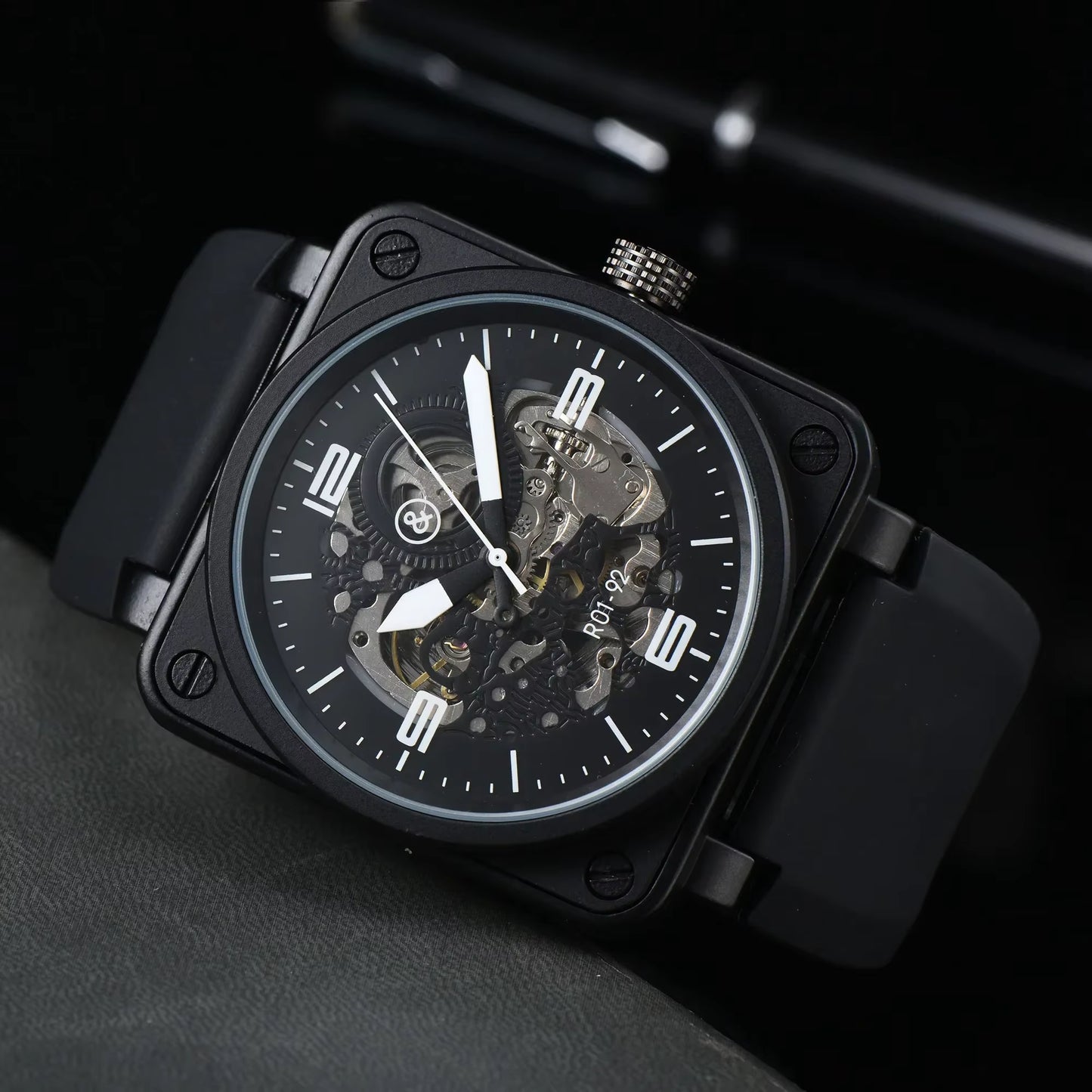 HOLLOW DIAL MECHANICAL WATCH