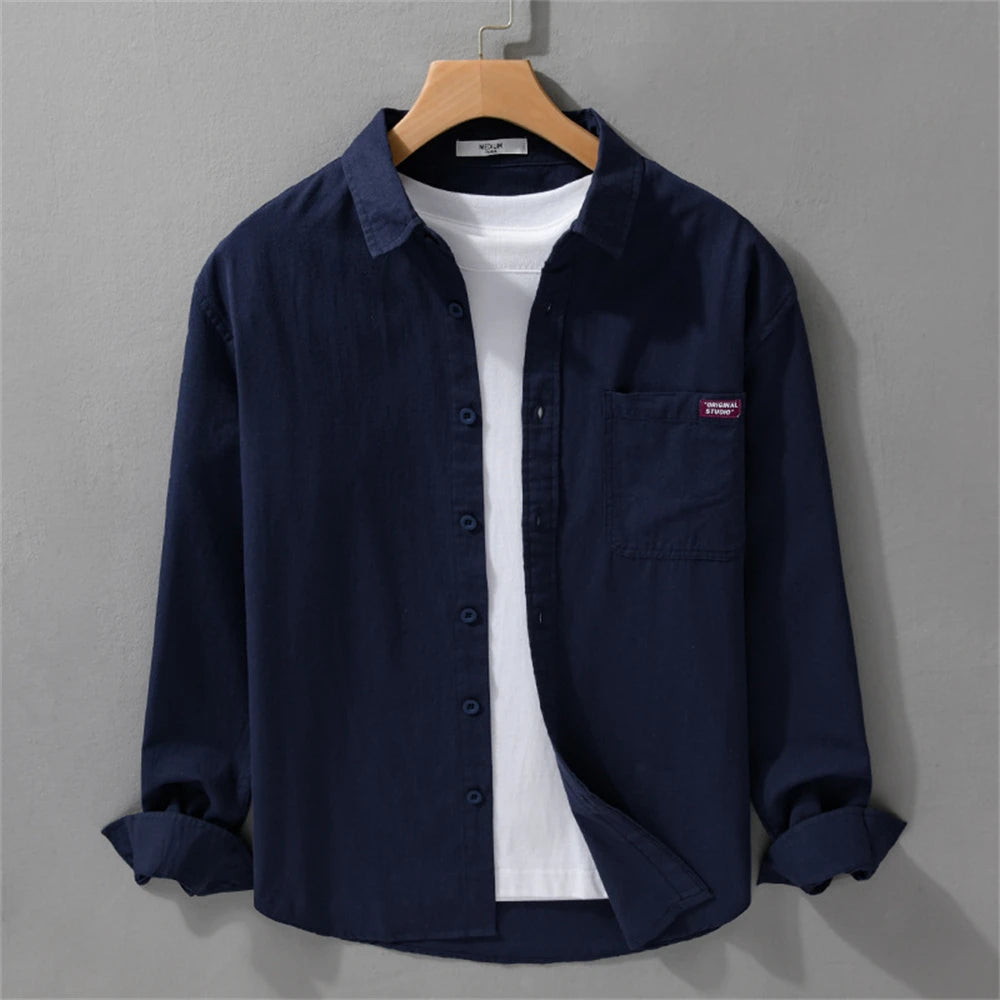 Montvale Cotton Long-Sleeve Shirt