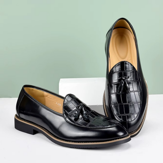 British Style Tassel Leather Loafers