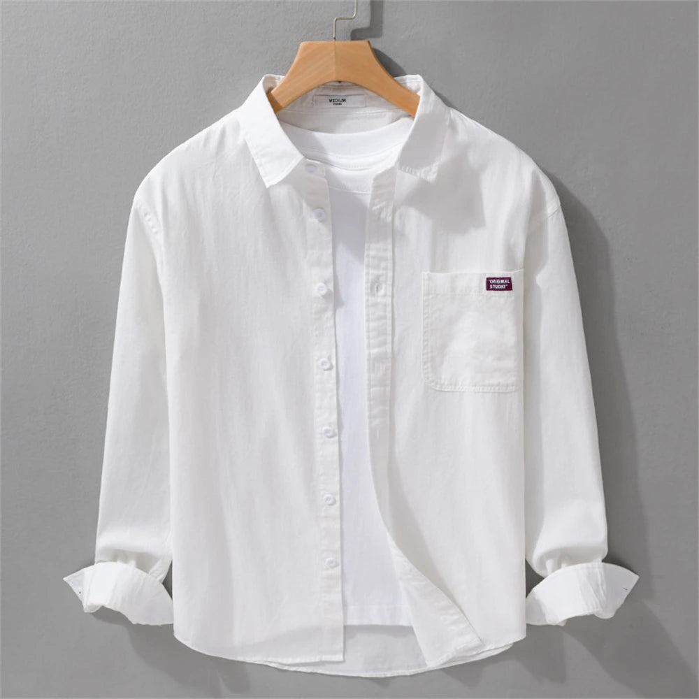 Montvale Cotton Long-Sleeve Shirt