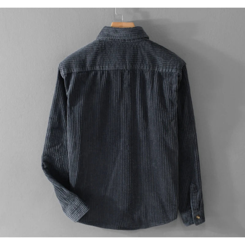 Corduroy Cotton Workwear Shirt Jacket