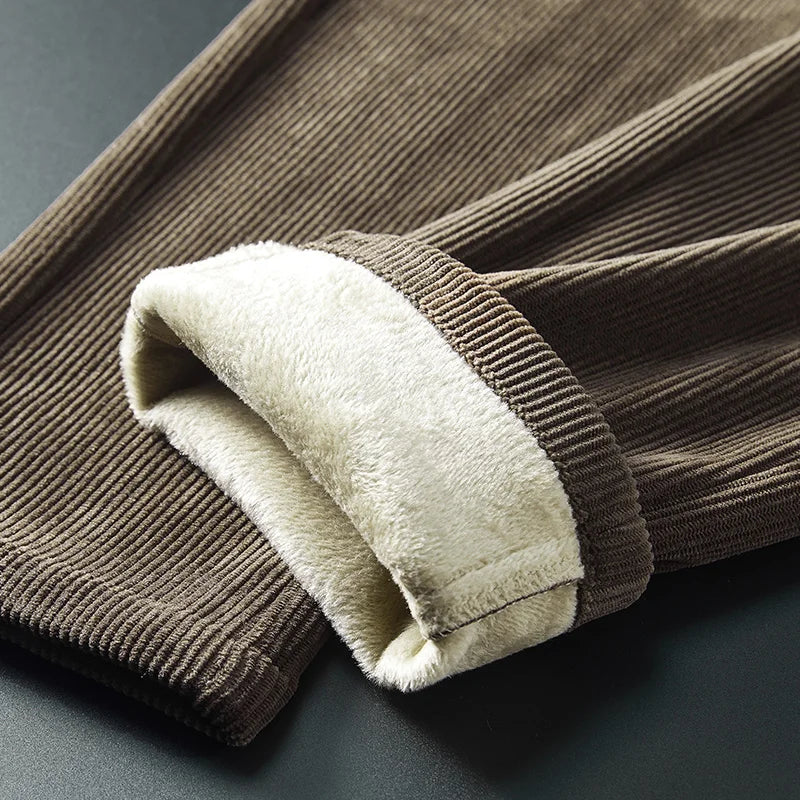 Northfold Fleece-Lined Corduroy Trousers