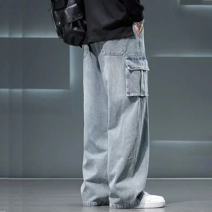 WIDE-LEG CARGO PANTS