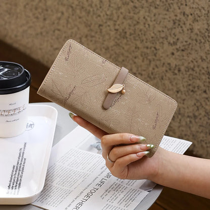 Floral Print Leather Wallet