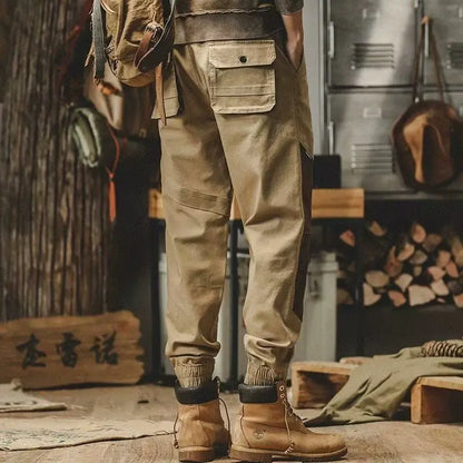 Patchwork Cargo Workwear Pants