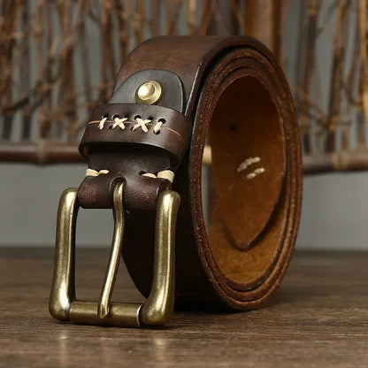 Rivetti Cowhide Belt