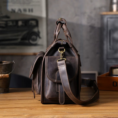 Marco Leather Workman Messenger