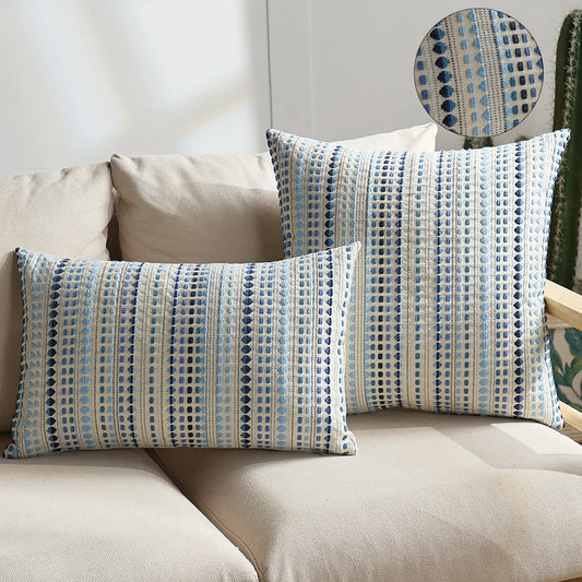 Riviera Stripe Accent Pillow Cover