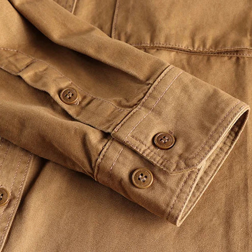 DOUBLE POCKET COTTON SHIRT