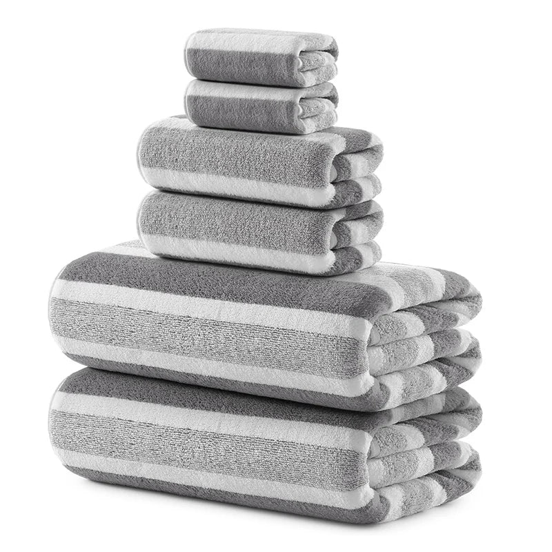 Bathwell 6-Piece Bath Towel Set