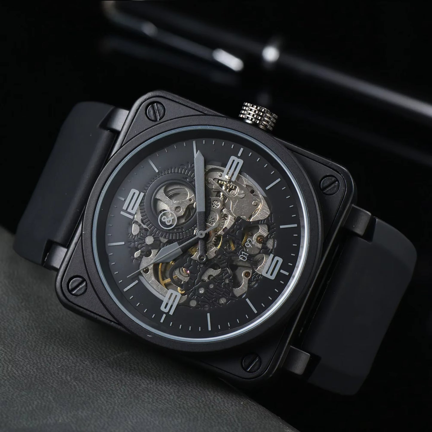 HOLLOW DIAL MECHANICAL WATCH