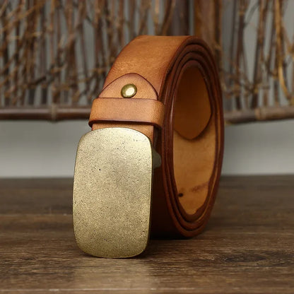 Classic Cowhide Belt