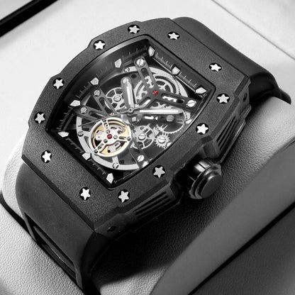 Barrelon Skeleton Quartz Watch