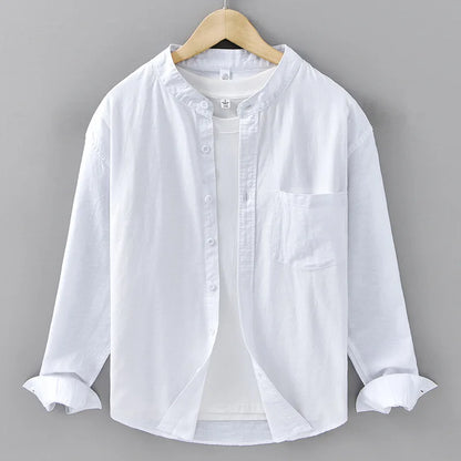 Kaito Minimalist Linen Shirt