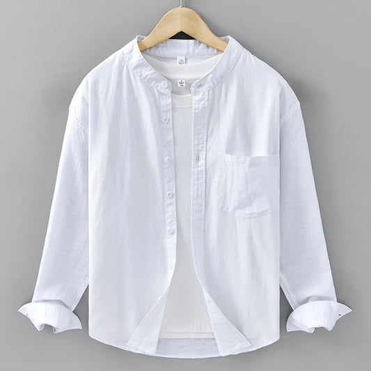 Kaito Minimalist Linen Shirt
