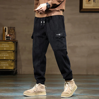 Carvallo Corduroy Cargo Joggers