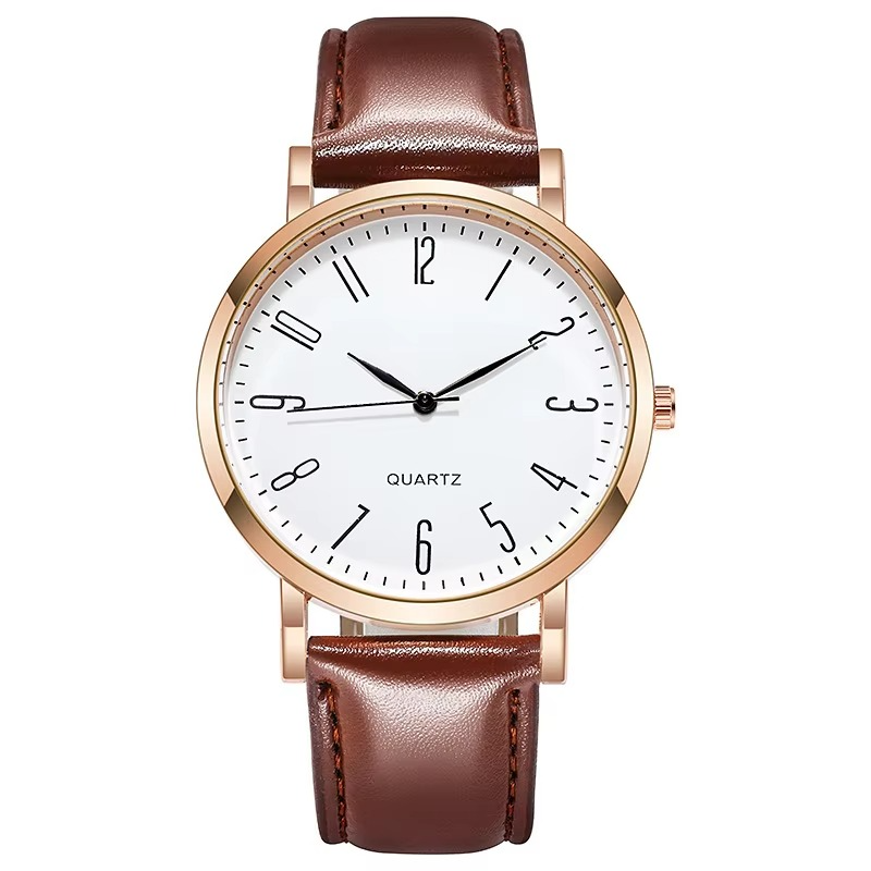 Vintage Leather Military Quartz Watch