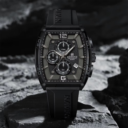 Chrono-Active Silicone Strap Watch