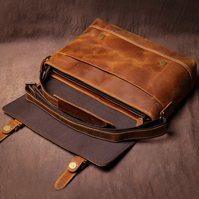 Brixton Leather Satchel
