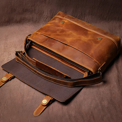 Brixton Leather Satchel