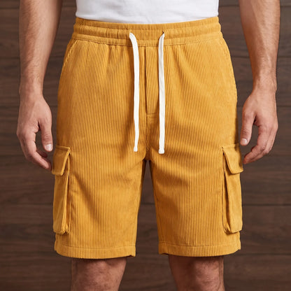CORDUROY LOOSE SHORTS