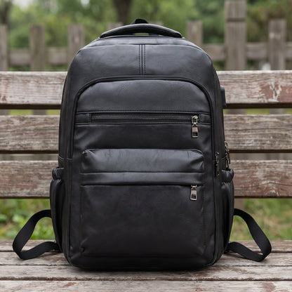 SLEEK LEATHER LAPTOP BAG